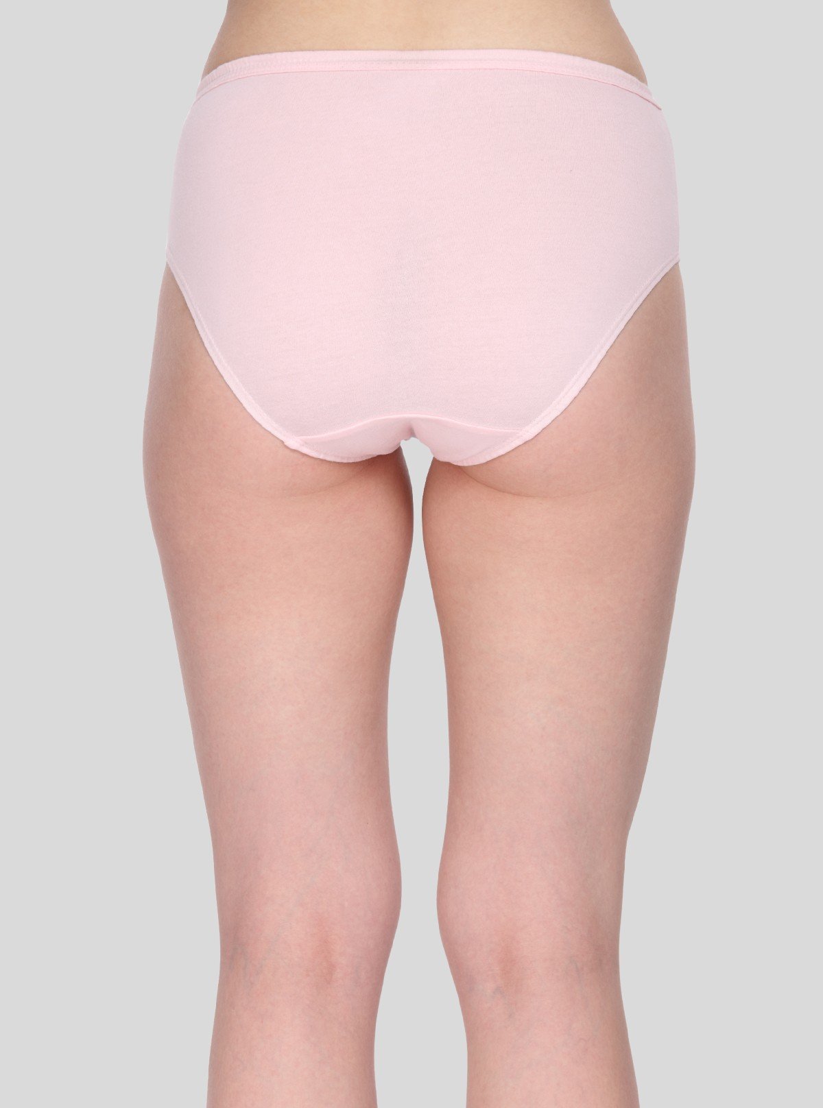 Women’s Pink Cotton Elastane Brief – Soft Stretch Everyday Innerwear - Boer and Fitch