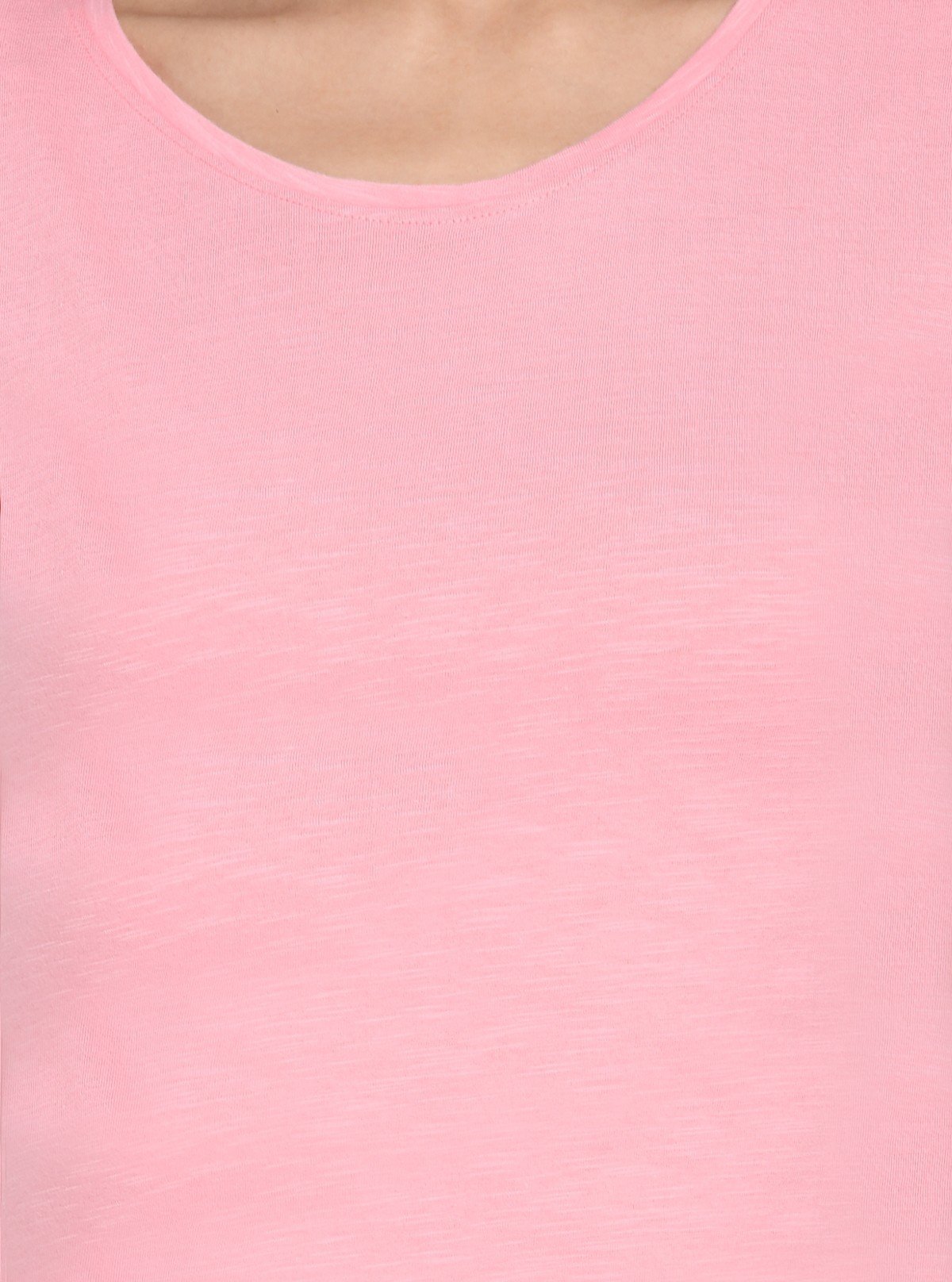 Women's Pink Crew Neck Cotton Jersey Short Sleeve T-Shirt by Boer and Fitch - Boer and Fitch