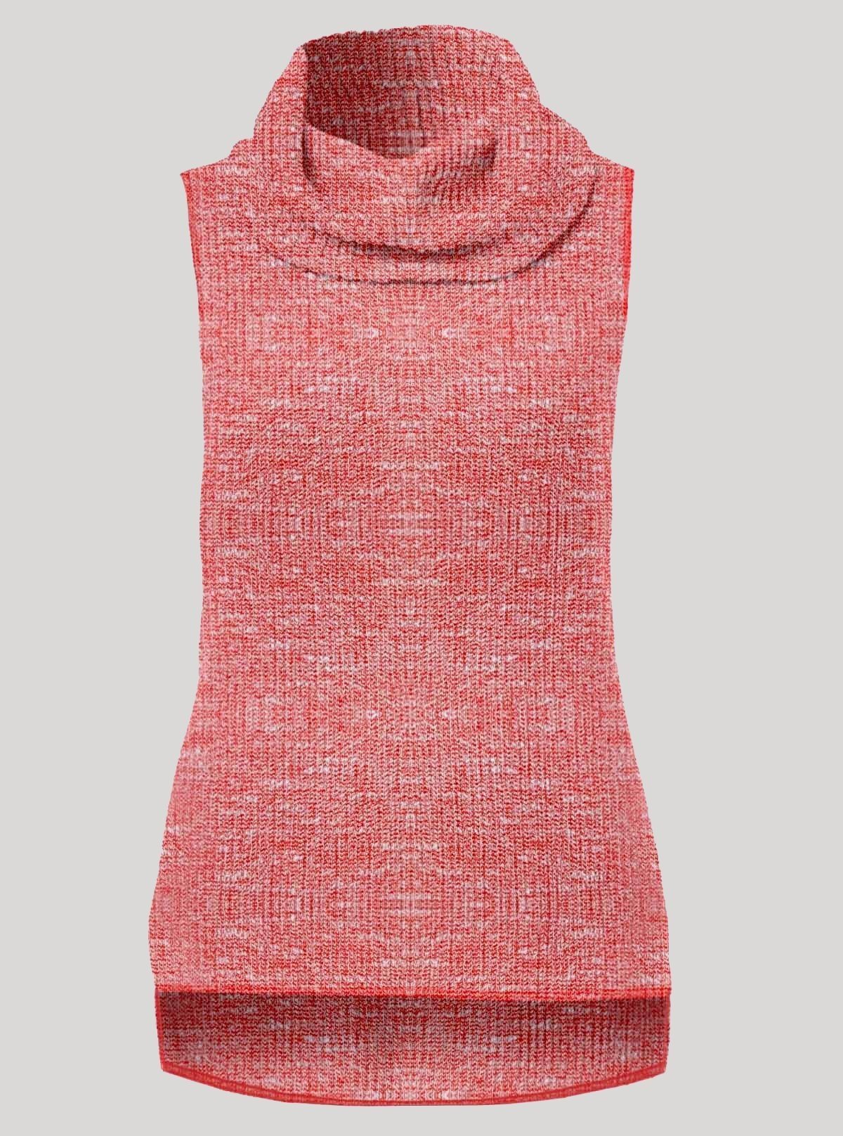 Women’s Pink Durby Knit High Neck Sleeveless Top – Trendy & Comfortable | Boer & Fitch - Boer and Fitch