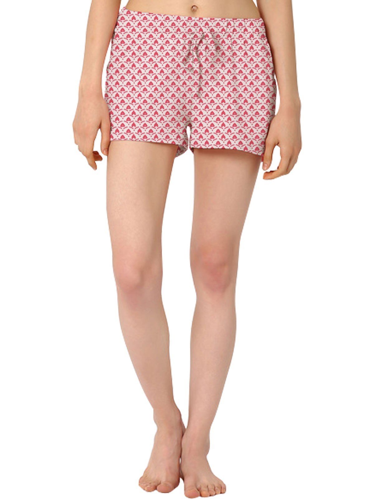 Women’s Pink Floral Printed Cotton Shorts – Soft & Stylish | Boer & Fitch - Boer and Fitch