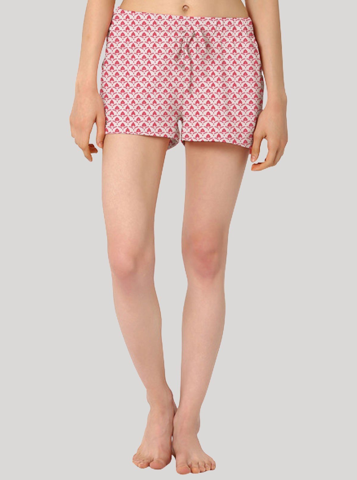 Women’s Pink Floral Printed Cotton Shorts – Soft & Stylish | Boer & Fitch - Boer and Fitch