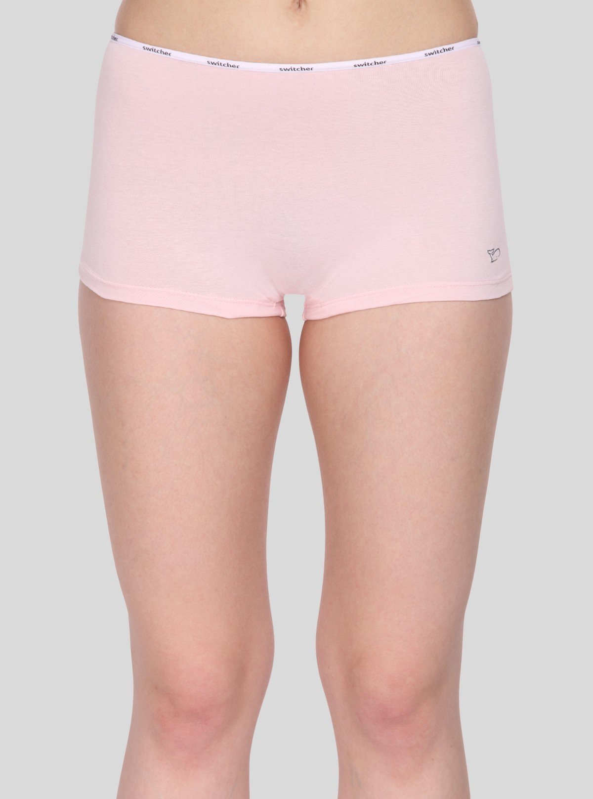 Women’s Pink Solid Hipster Brief in Cotton Elastane Jersey – Soft, Stretchy & Stylish - Boer and Fitch