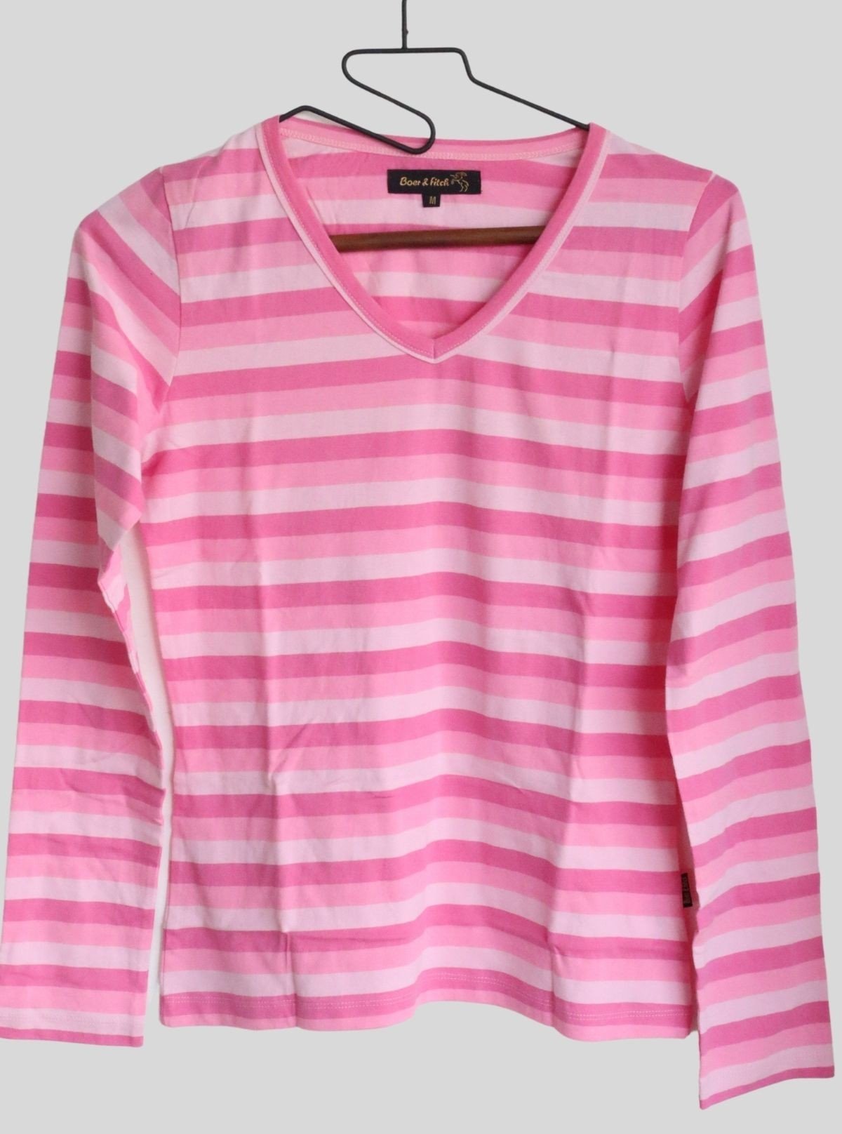 Women’s Pink Striped Top – Trendy & Comfortable | Boer & Fitch - Boer and Fitch
