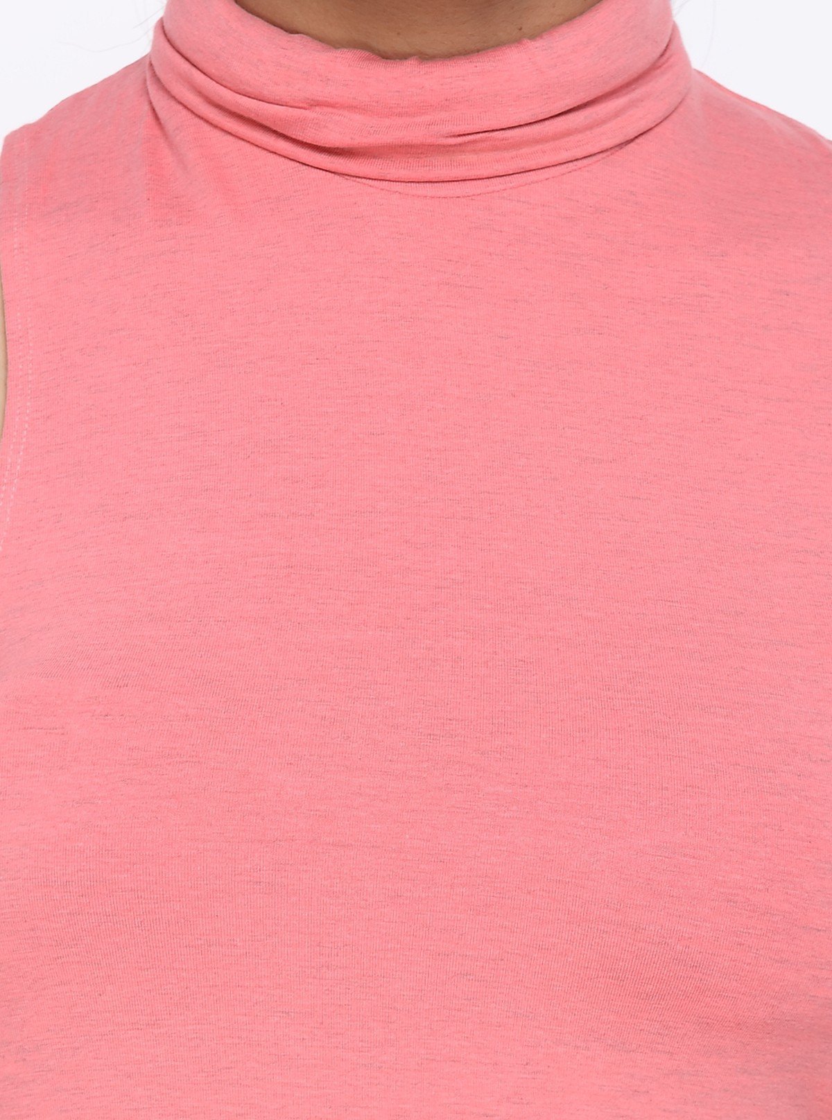 Women’s Pink Turtle Neck Sleeveless Top – Boer and Fitch - Boer and Fitch