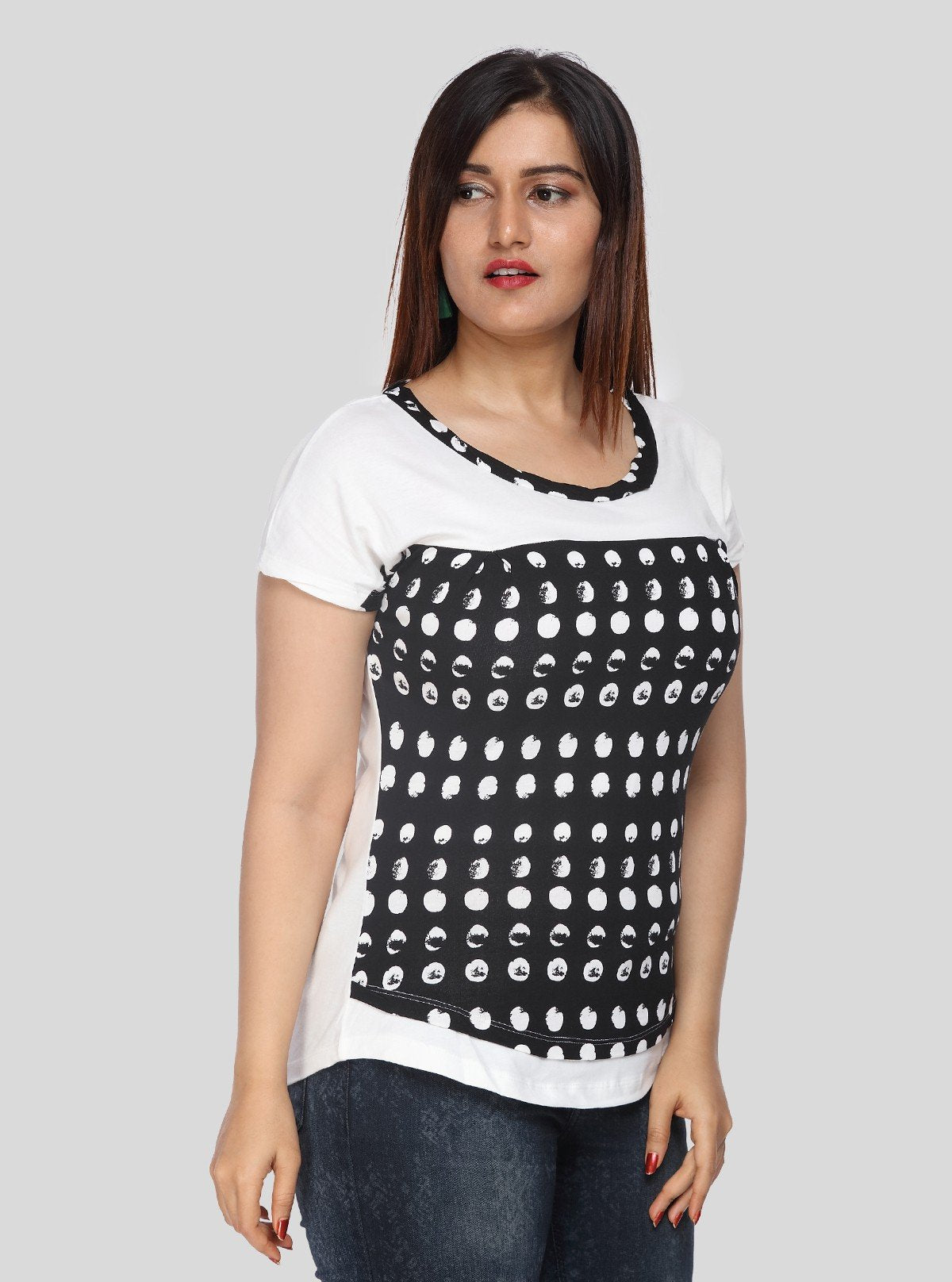 Women's Polka Printed Top – Timeless Dots & Effortless Charm by Boer & Fitch - Boer and Fitch