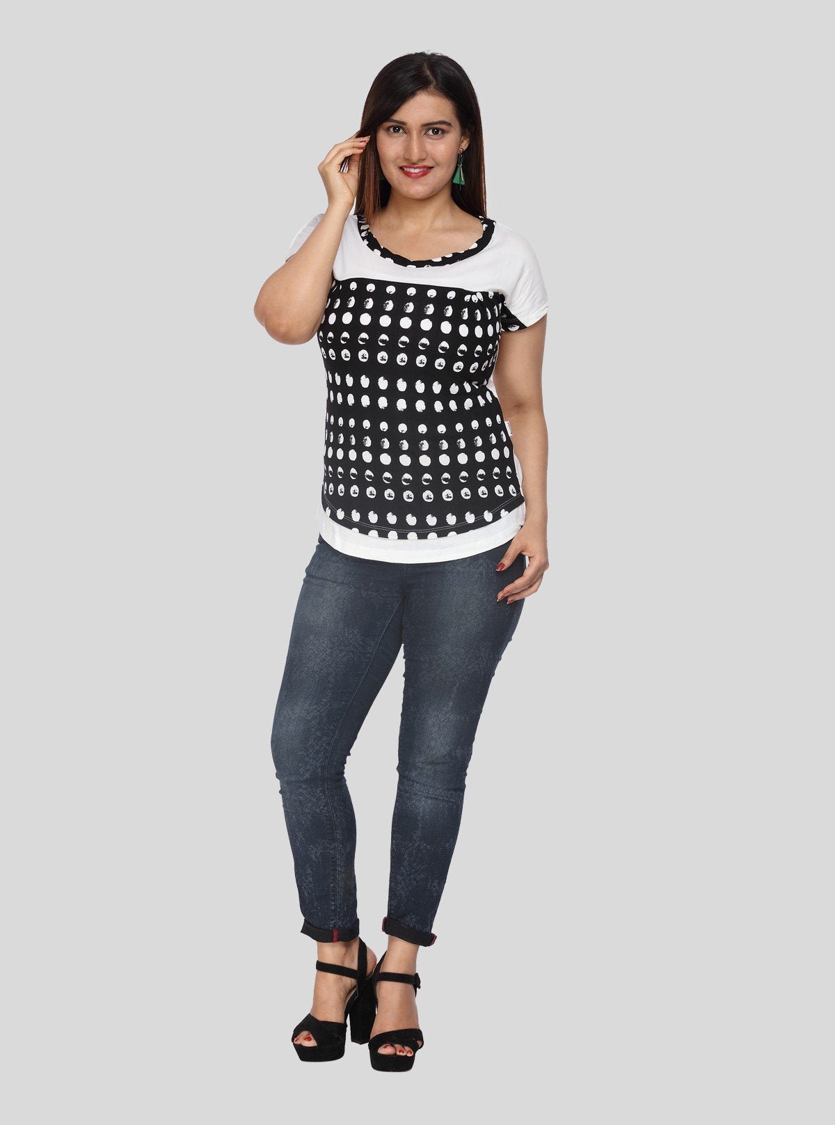 Women's Polka Printed Top – Timeless Dots & Effortless Charm by Boer & Fitch - Boer and Fitch