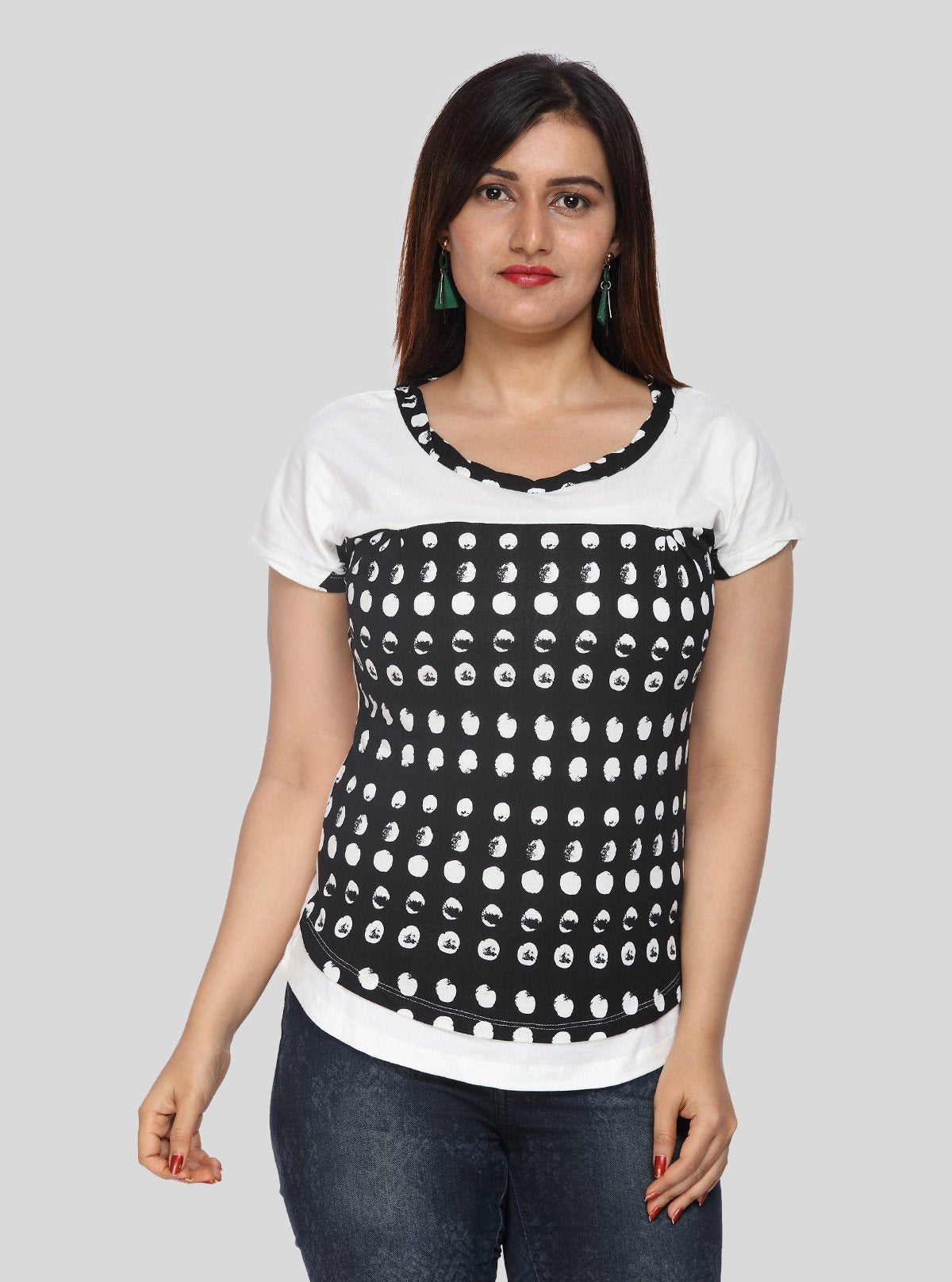Women's Polka Printed Top – Timeless Dots & Effortless Charm by Boer & Fitch - Boer and Fitch