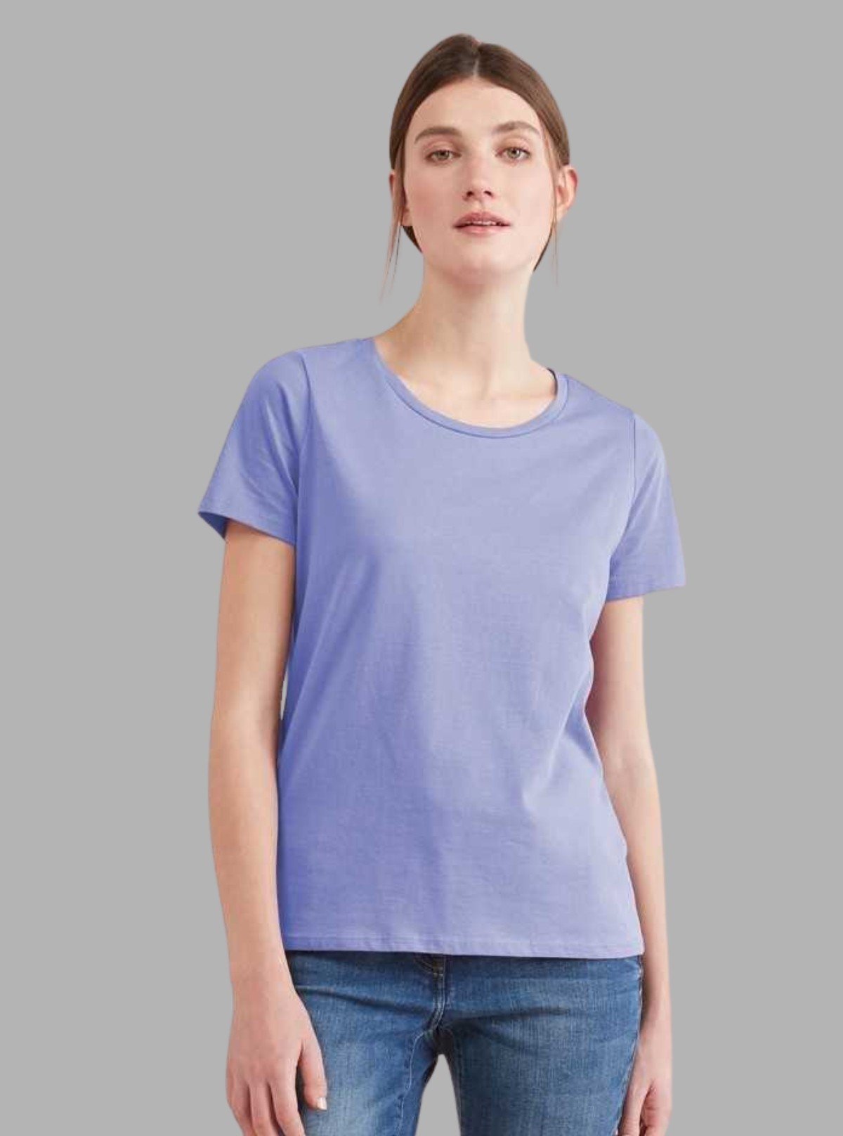Women’s Purple Crew Neck T-Shirt – Casual & Comfortable | Boer & Fitch - Boer and Fitch