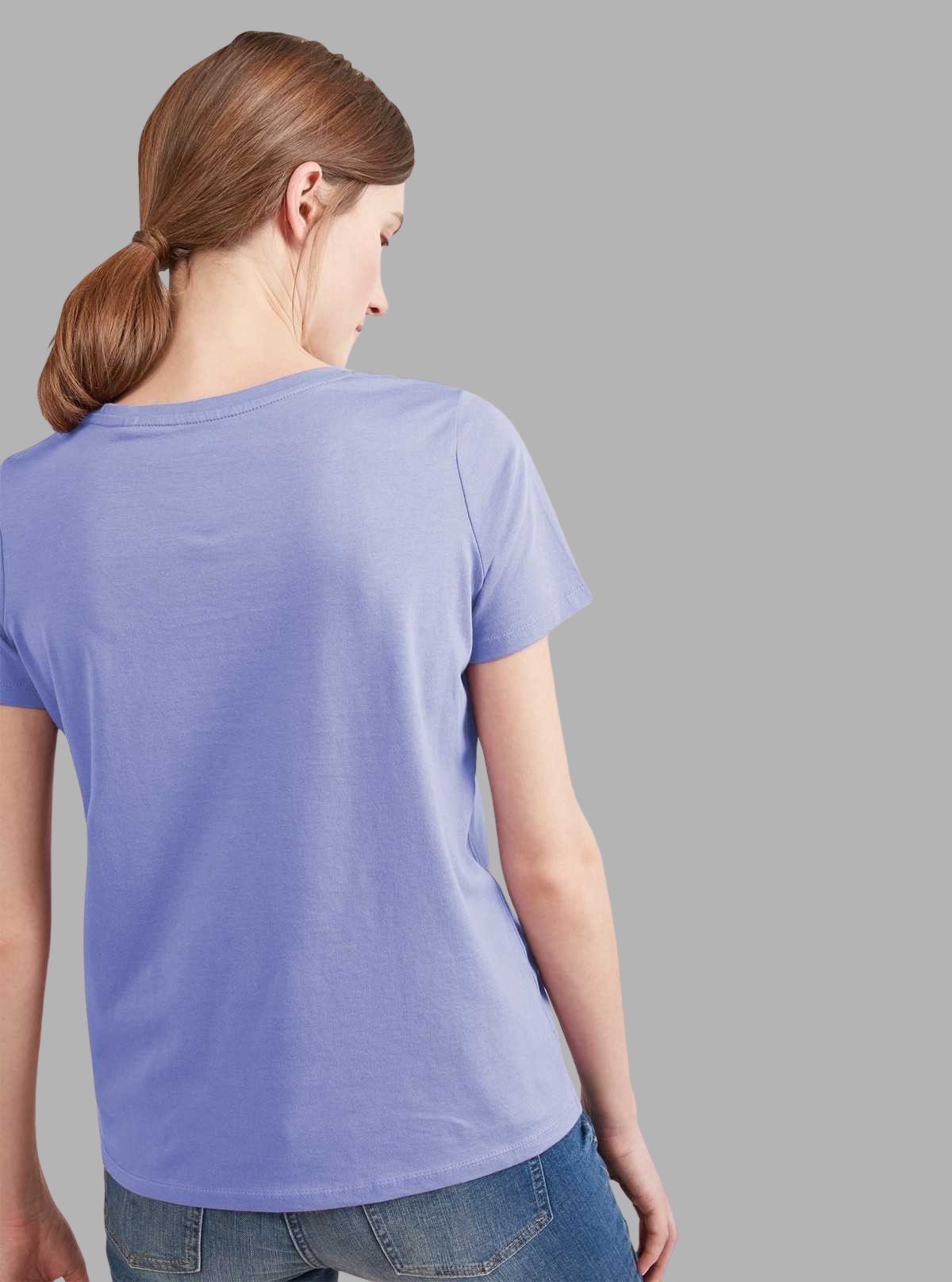 Women’s Purple Crew Neck T-Shirt – Casual & Comfortable | Boer & Fitch - Boer and Fitch