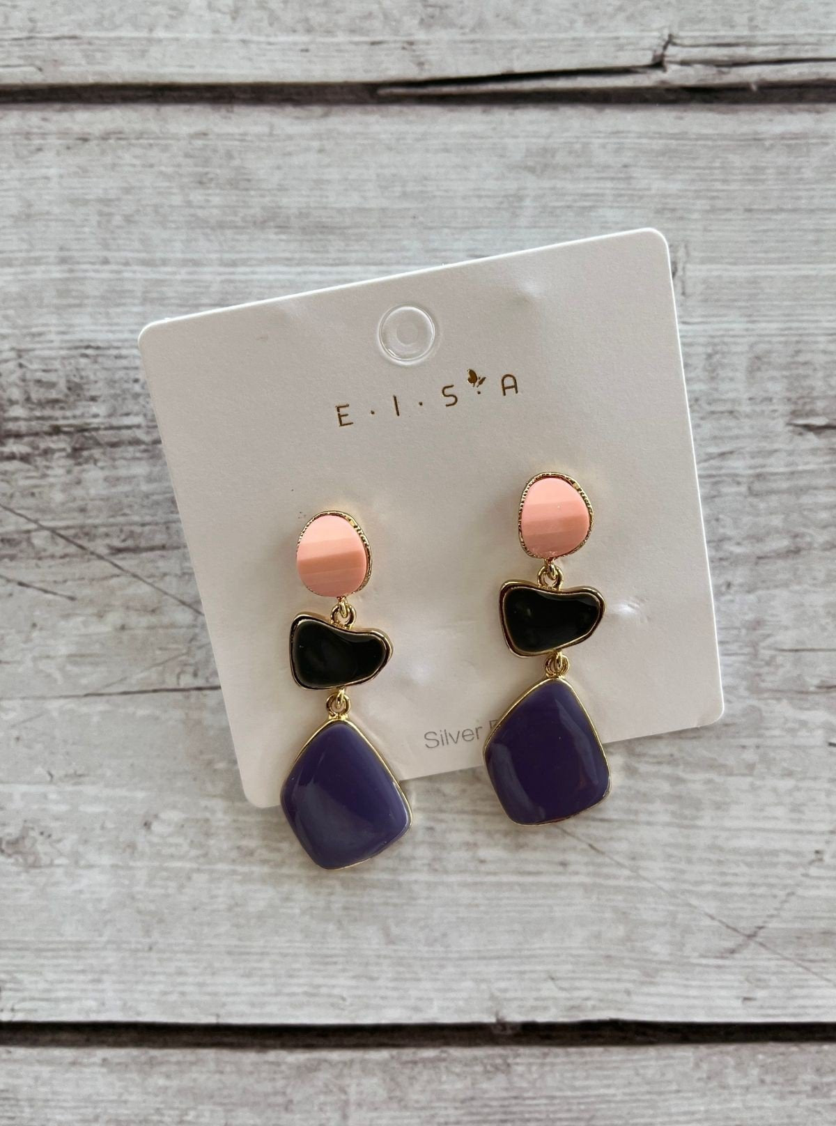Women’s Purple Dramatic Drop Earrings – Statement Style by Boer and Fitch - Boer and Fitch