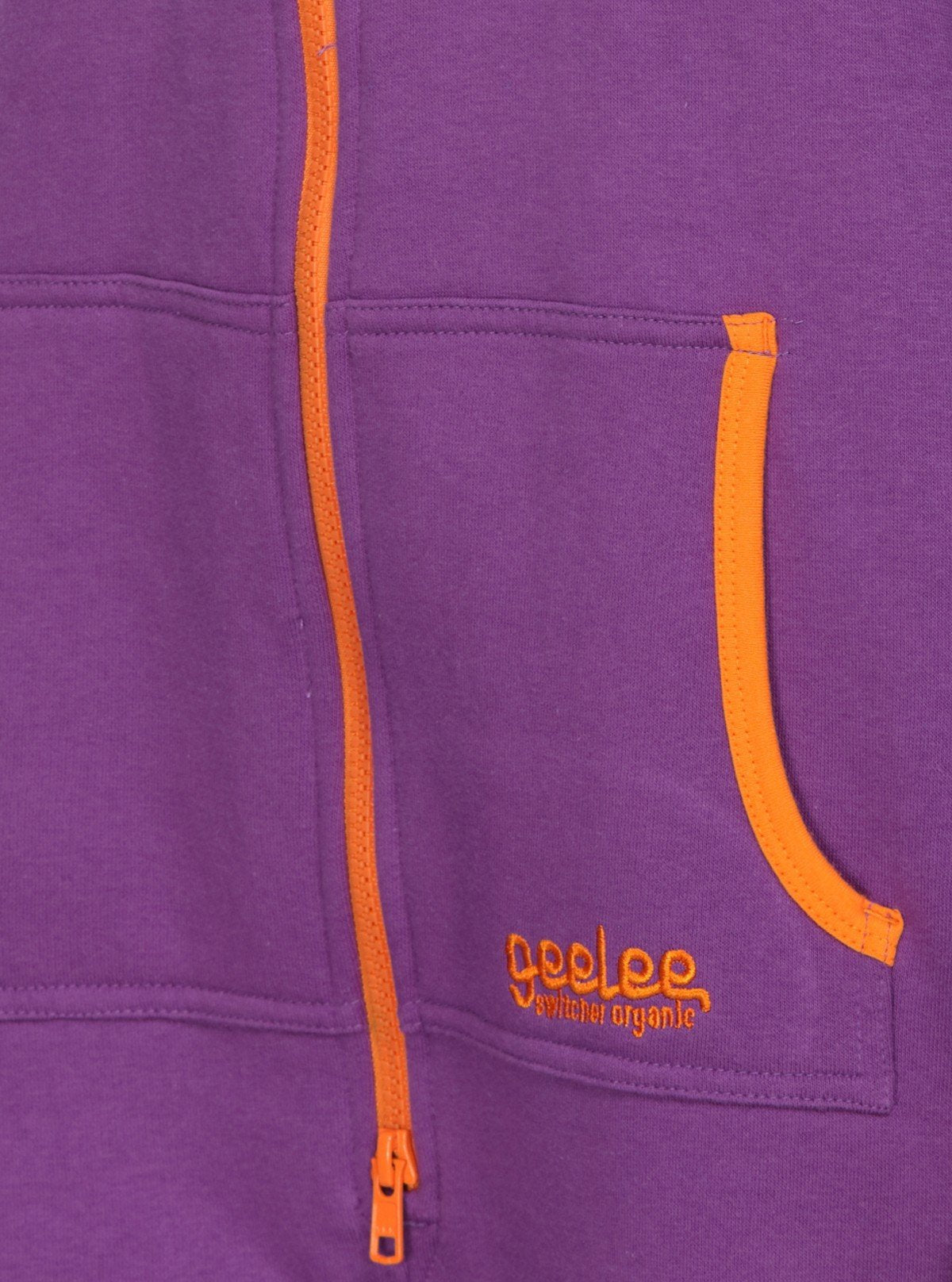 Women’s Purple Hooded Jumpsuit in Organic Cotton & Recycled Poly Blend - Boer and Fitch