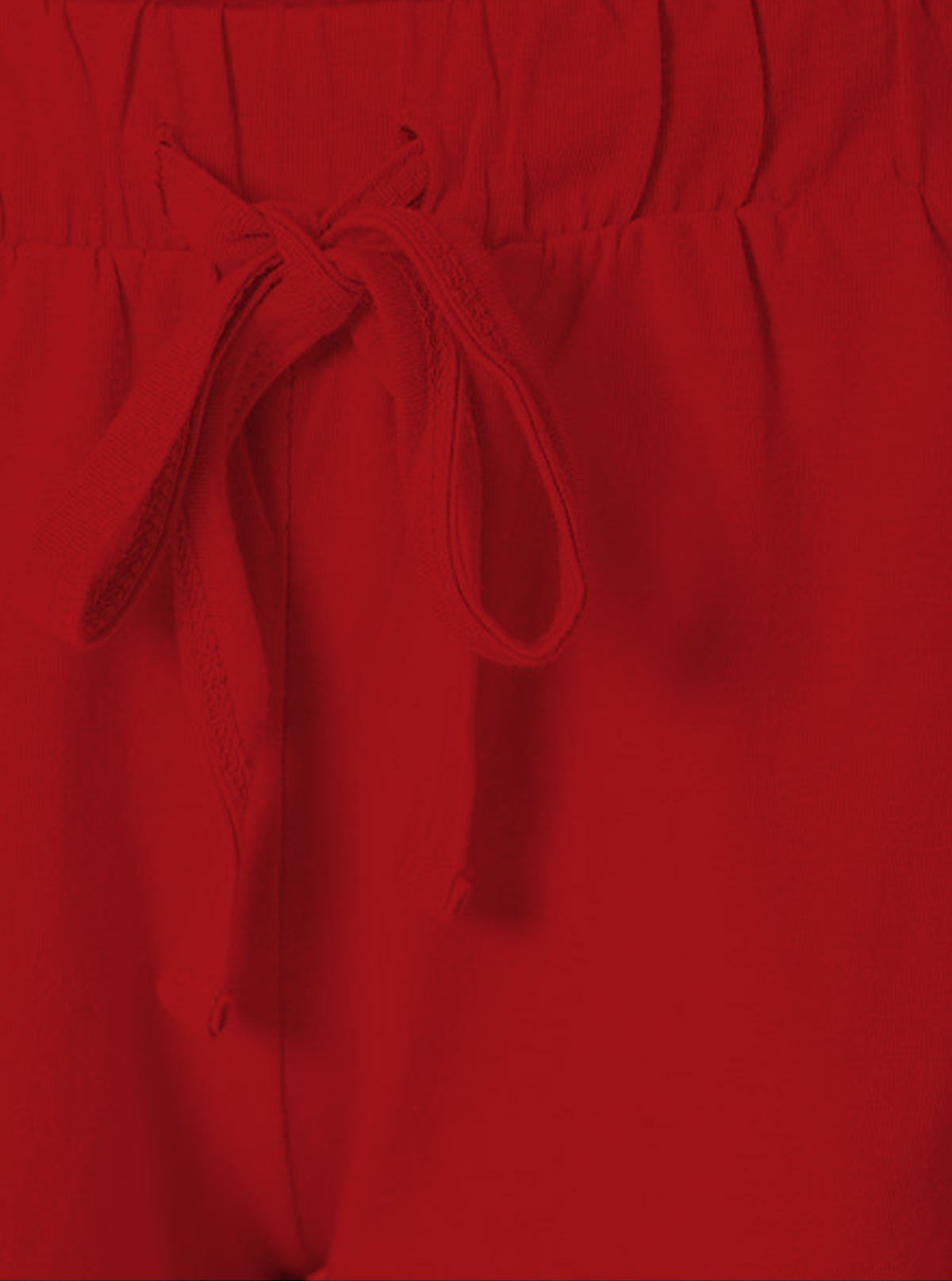 Women’s Red Cotton Jersey Shorts – Bold, Soft & Effortlessly Comfortable - Boer and Fitch