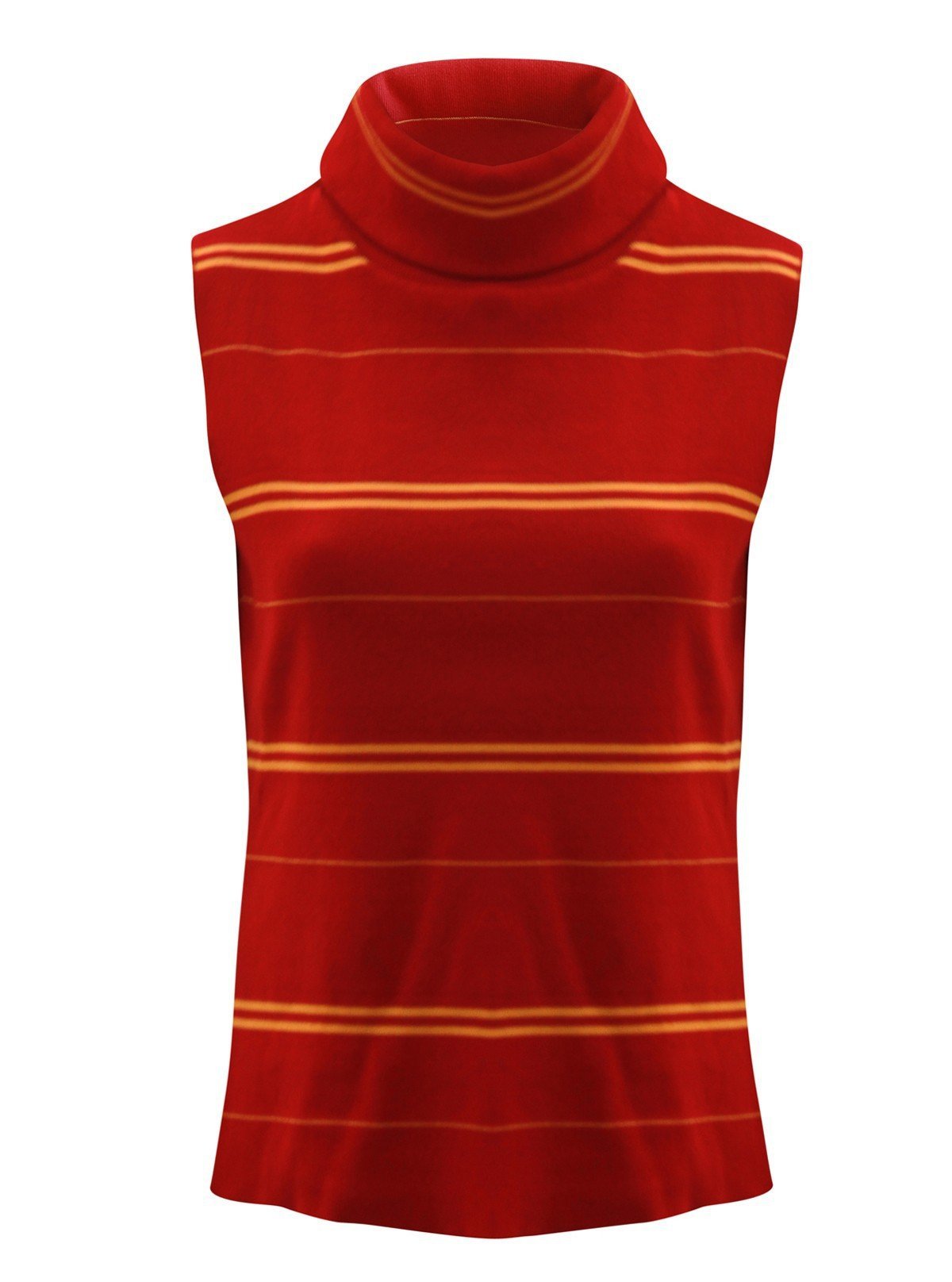 Women’s Red Roll - On Neck Sleeveless Top – Stylish & Comfortable | Boer & Fitch - Boer and Fitch