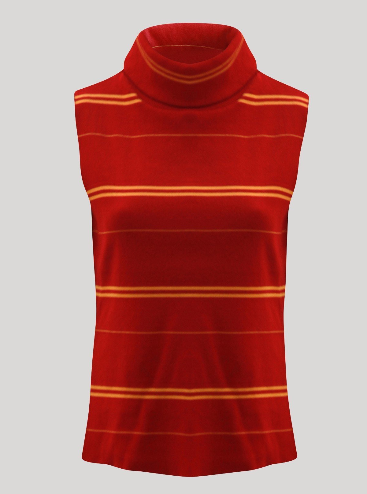 Women’s Red Roll - On Neck Sleeveless Top – Stylish & Comfortable | Boer & Fitch - Boer and Fitch