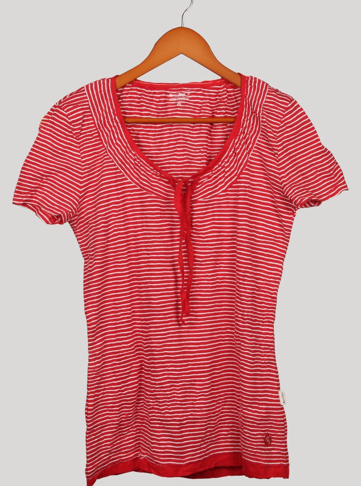Women’s Red Striped Crushed Top – Trendy & Comfortable | Boer & Fitch - Boer and Fitch
