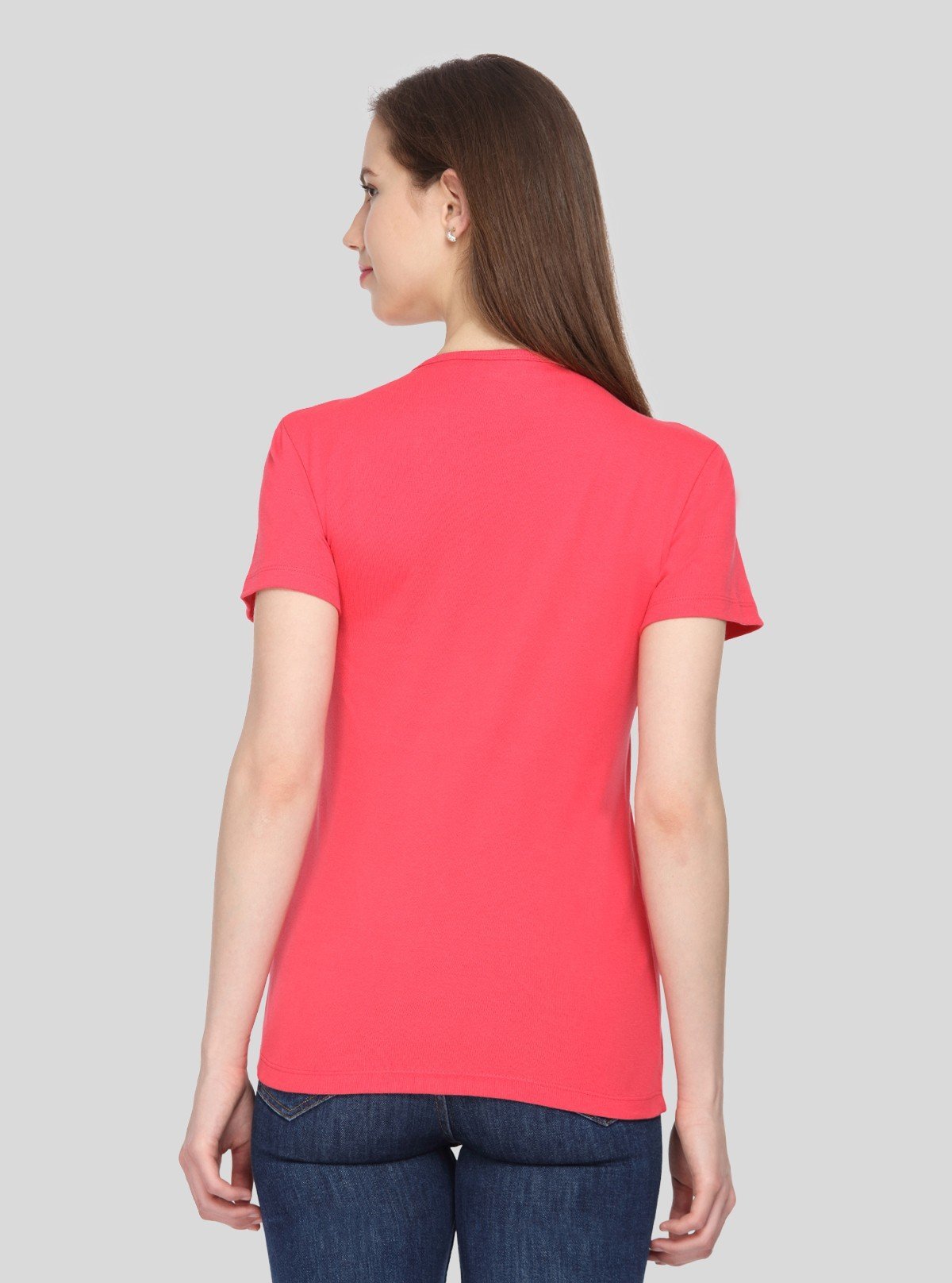 Women’s Roseberry V Neck Short Sleeve Cotton Jersey T-Shirt by Boer and Fitch - Boer and Fitch