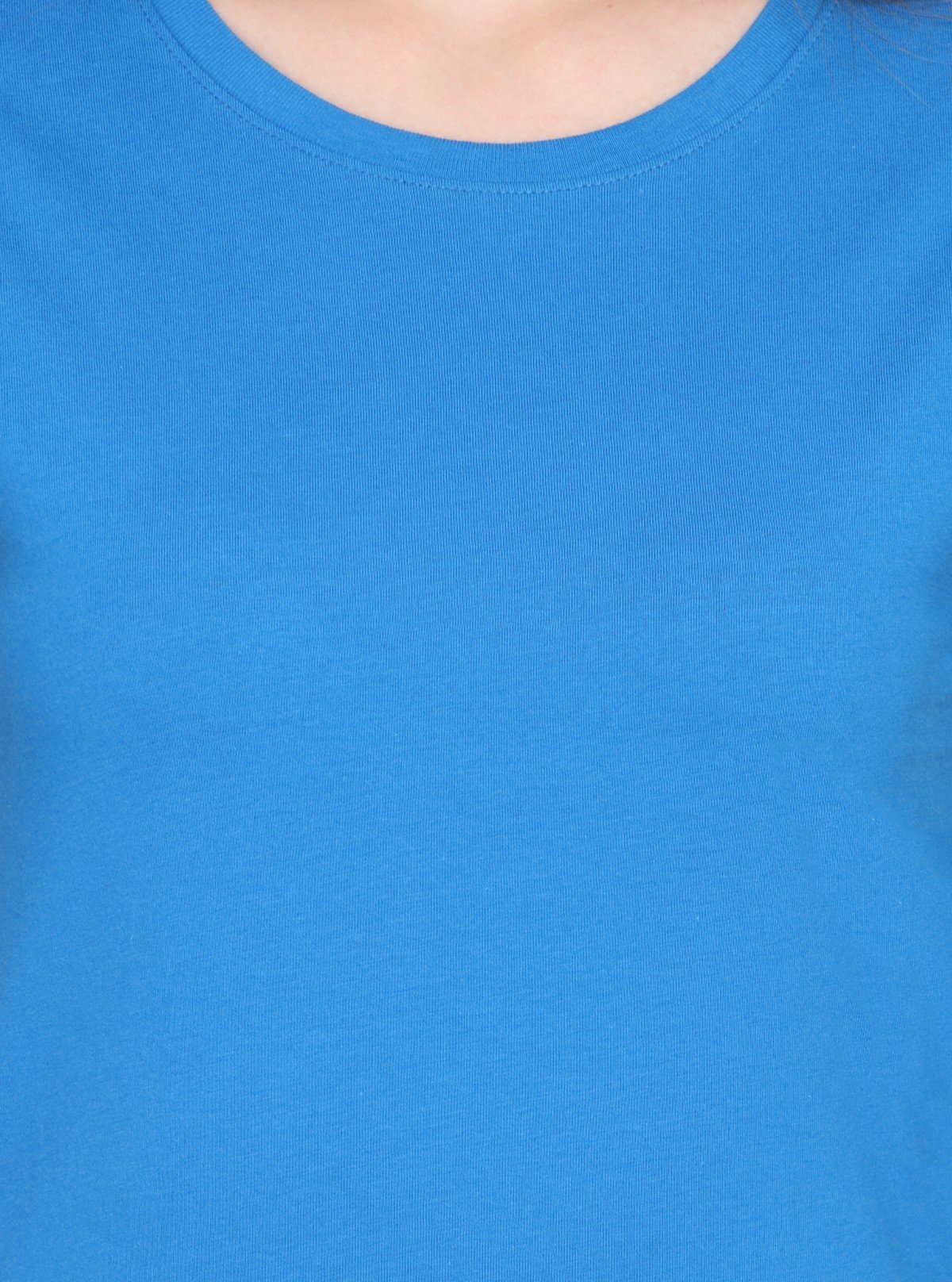 Women's Royal Blue Crew Neck Cotton Jersey Short Sleeve T-Shirt by Boer and Fitch - Boer and Fitch