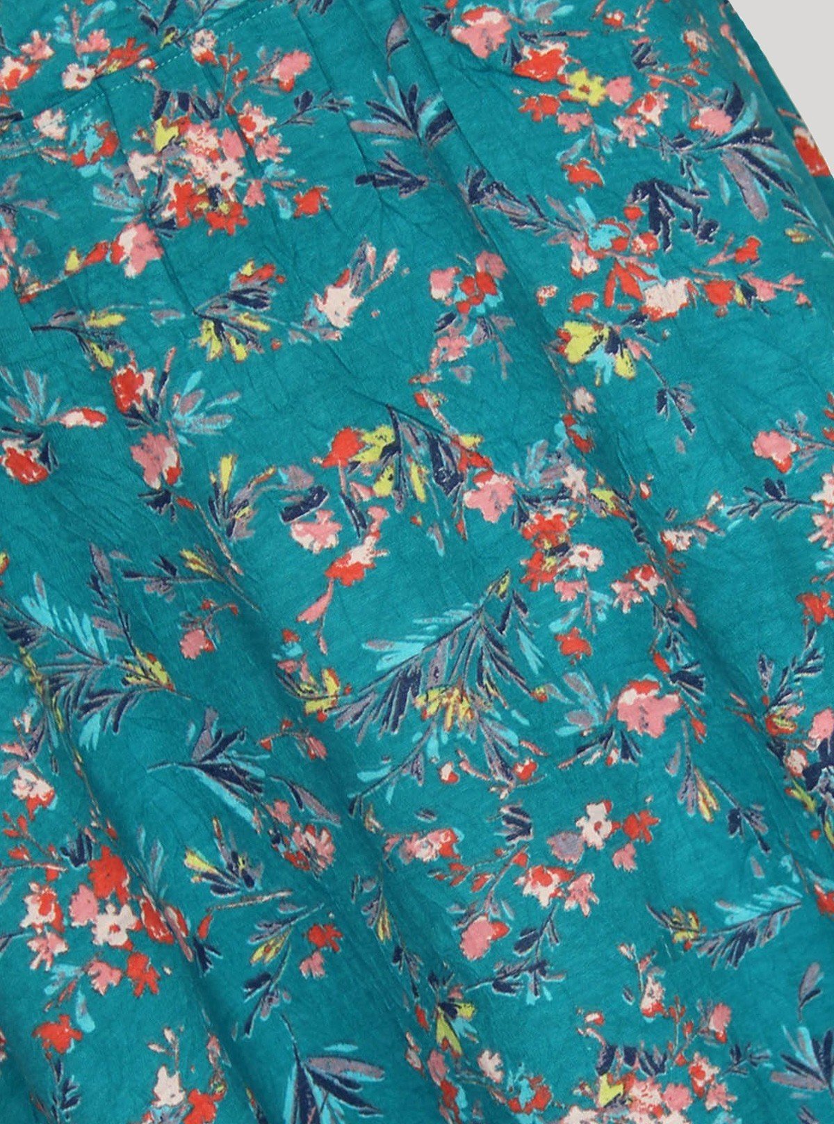Women’s Sky Blue Floral Print Skirt – Chic & Elegant | Boer & Fitch - Boer and Fitch