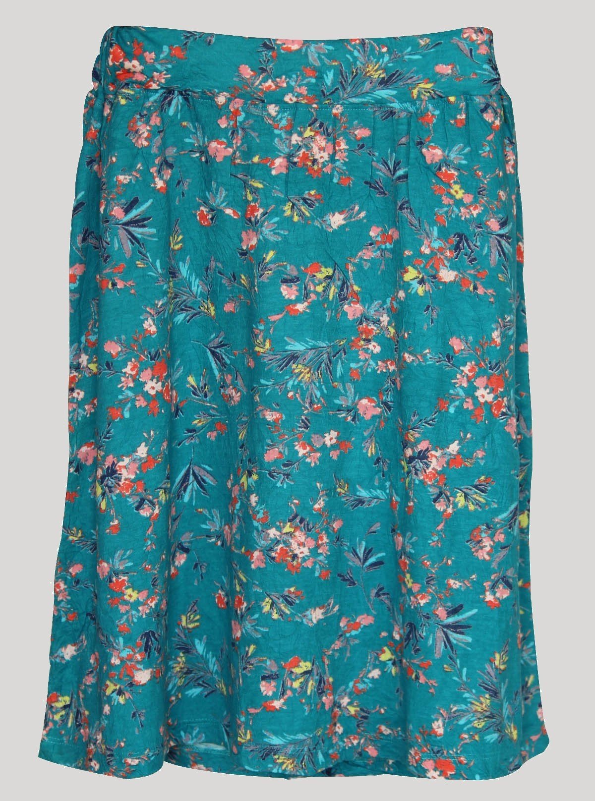 Women’s Sky Blue Floral Print Skirt – Chic & Elegant | Boer & Fitch - Boer and Fitch