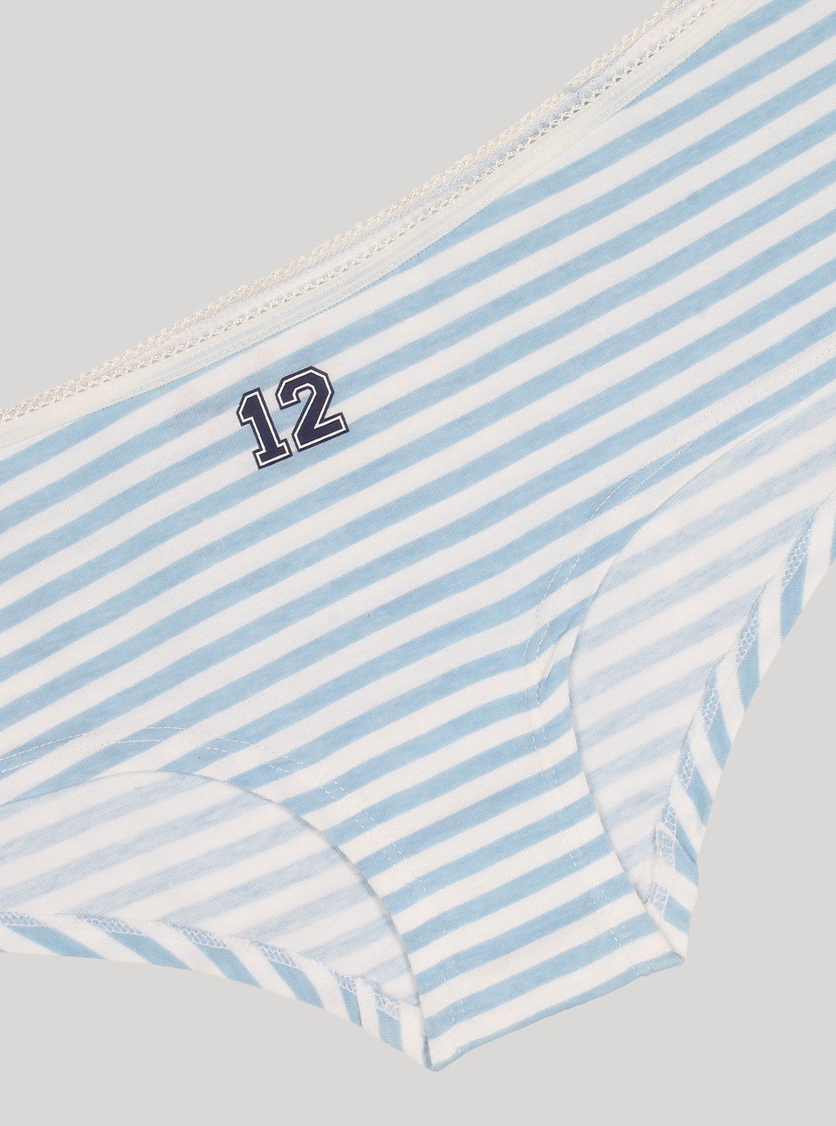 Women’s Sky Blue Striped Panty – Comfortable & Stylish Lingerie | Boer & Fitch - Boer and Fitch