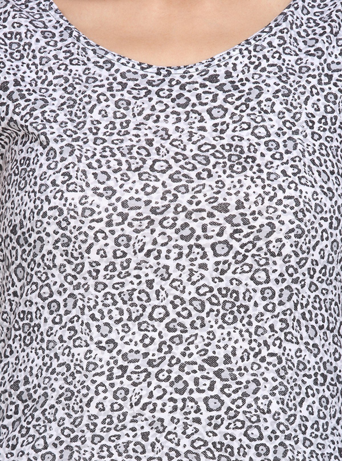 Women’s Sleeveless Black Graphic Cheetah Print Cotton Jersey Top – Boer and Fitch - Boer and Fitch