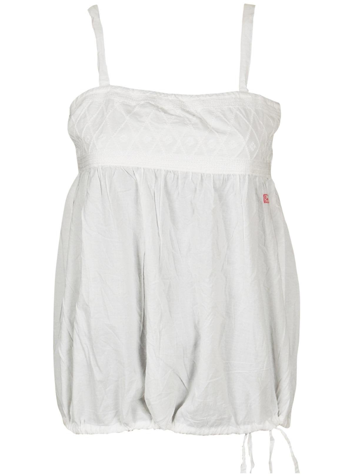 Women’s Sleeveless Embroidery Cotton Top – Stylish & Comfortable | Boer & Fitch - Boer and Fitch