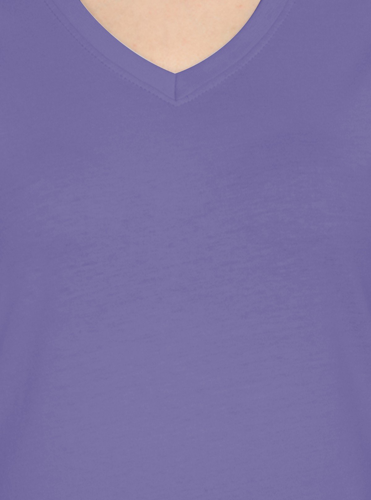 Women’s Solid Purple V - Neck T-Shirt – Casual Cotton Tee | Boer & Fitch - Boer and Fitch