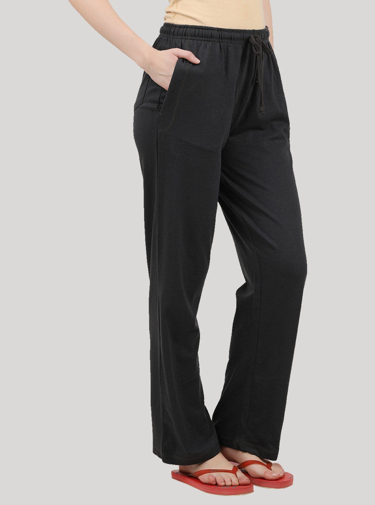 Women’s Stone Lounge Pant in Soft Cotton Fleece Knit – Boer & Fitch - Boer and Fitch