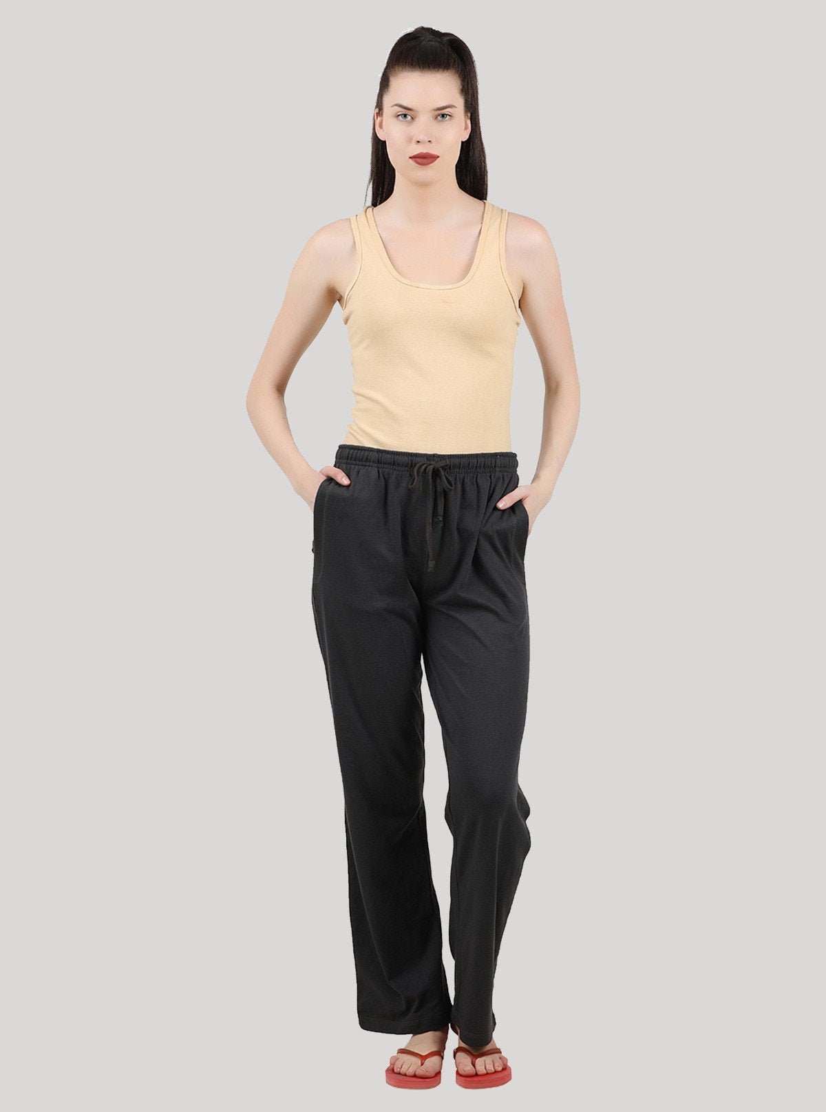 Women’s Stone Lounge Pant in Soft Cotton Fleece Knit – Boer & Fitch - Boer and Fitch