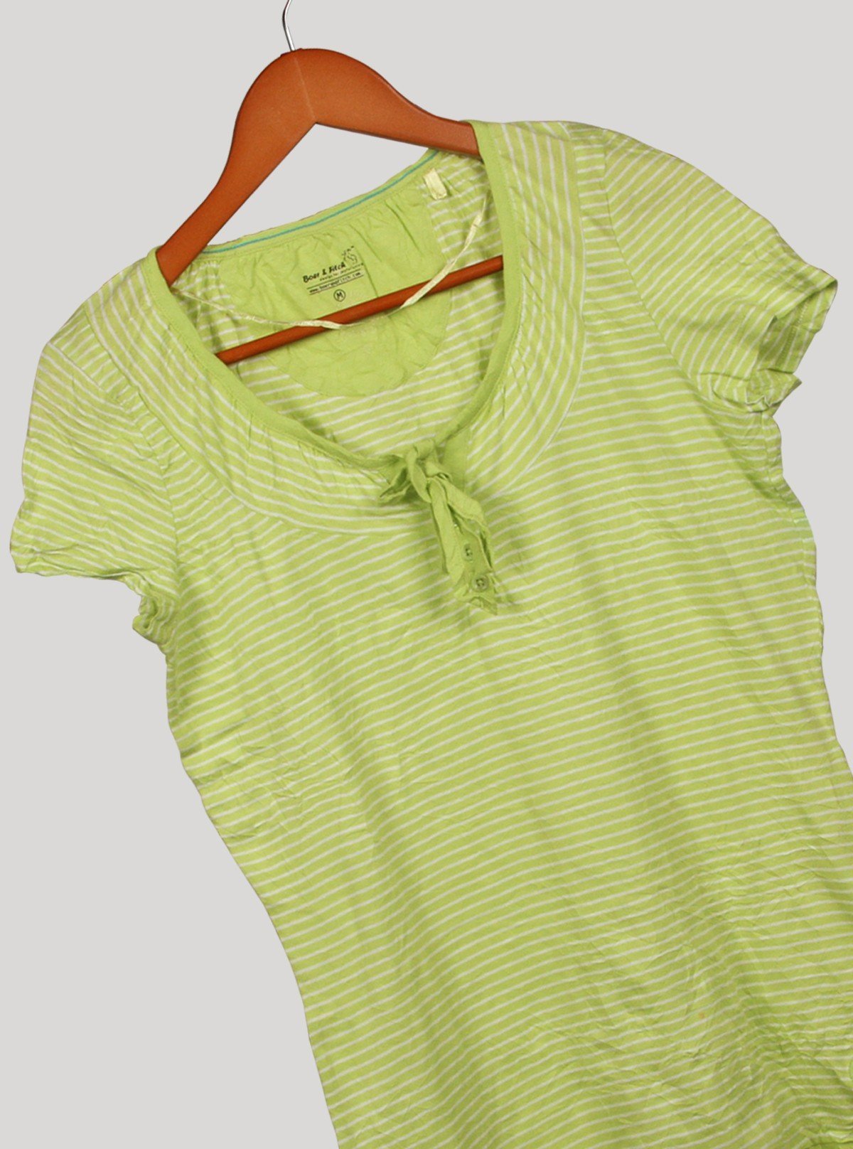 Women’s Striped Lemon Crushed Top – Trendy & Comfortable | Boer & Fitch - Boer and Fitch