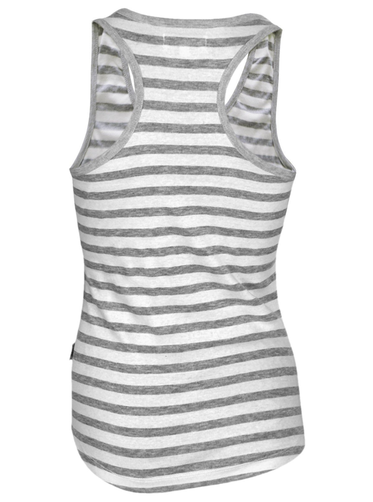 Women’s Striped Melange Sleeveless Top – Stylish & Comfortable | Boer & Fitch - Boer and Fitch