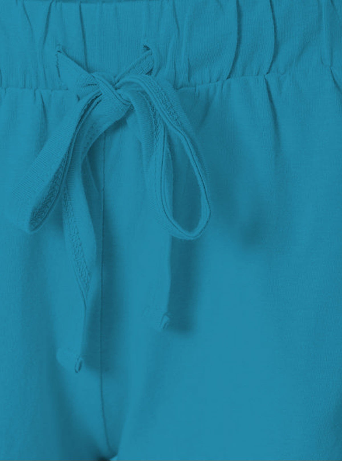 Women’s Turquoise Cotton Jersey Shorts – Fresh, Soft & All - Day Comfort - Boer and Fitch