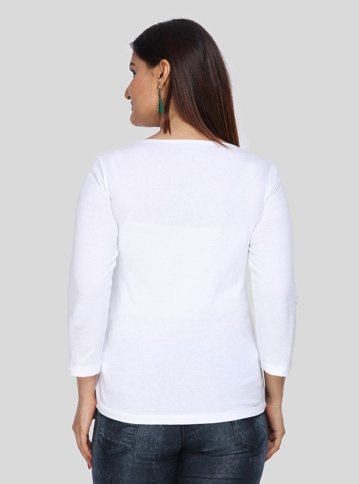 Women's White Contrast Top – Sleek Monochrome Style by Boer & Fitch - Boer and Fitch