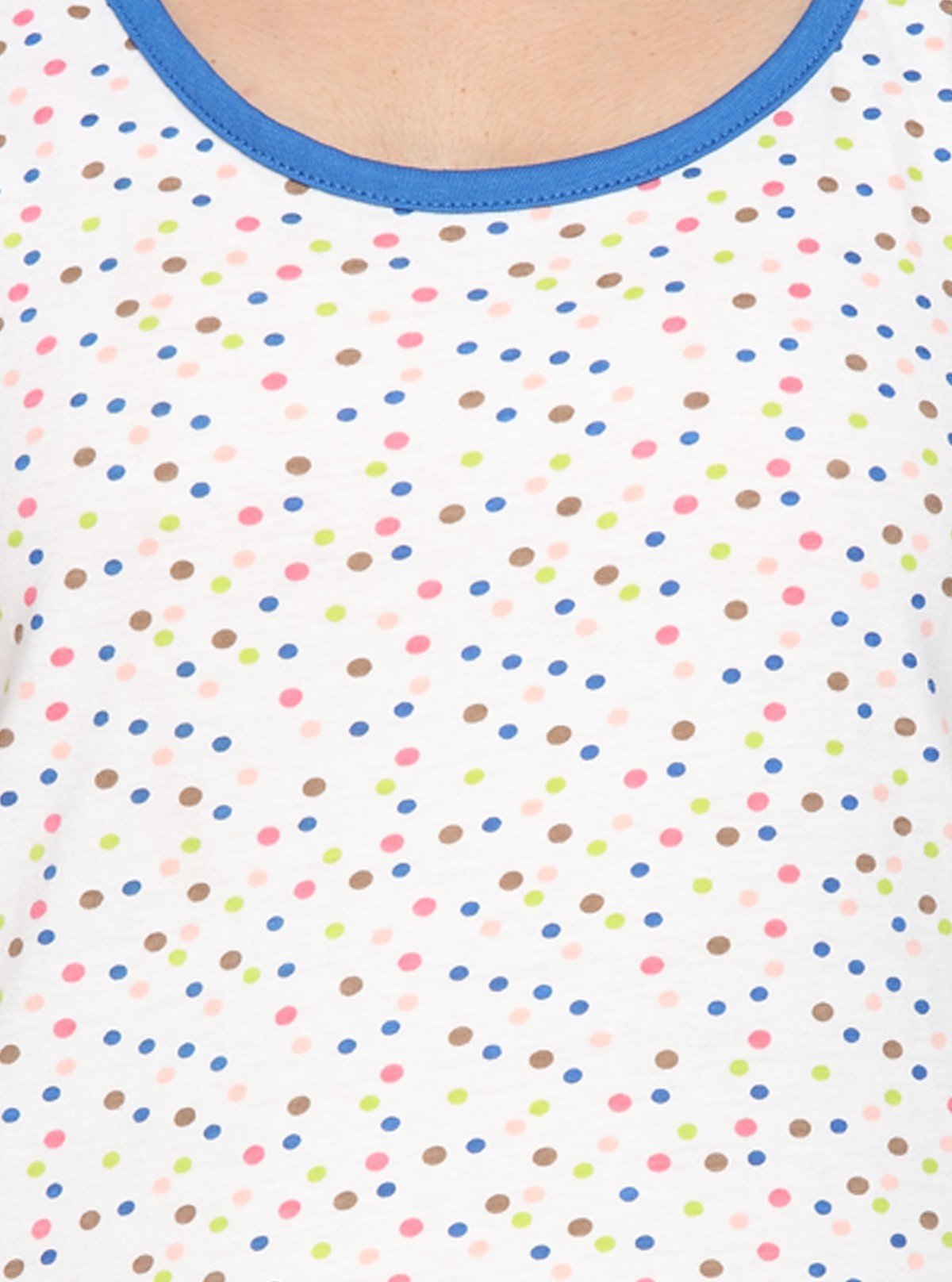 Women’s White Dotted Sleeveless Cotton Top – Boer and Fitch - Boer and Fitch