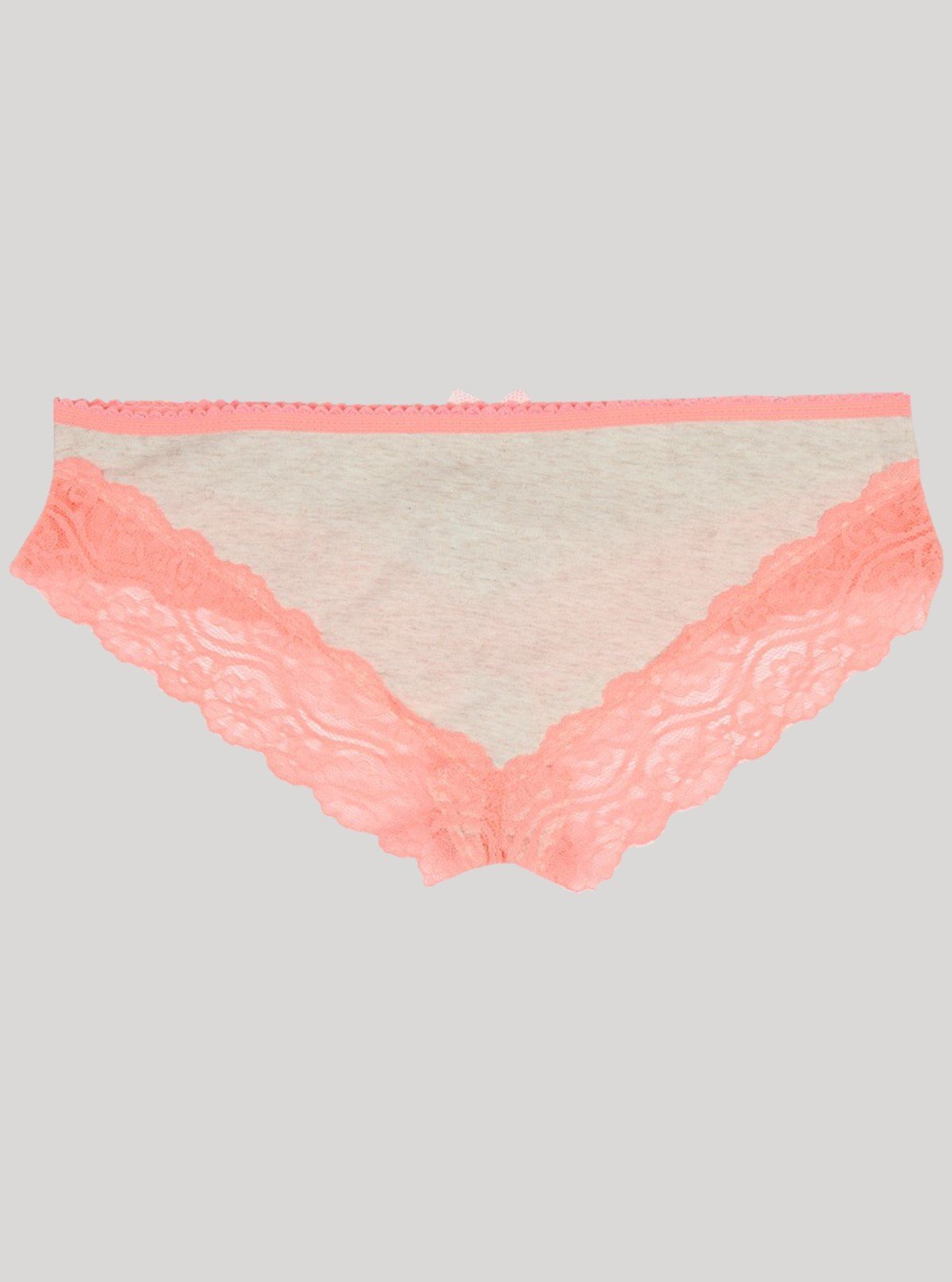 Women’s White Melange Pink Lace Panty – Elegant & Comfortable | Boer & Fitch - Boer and Fitch