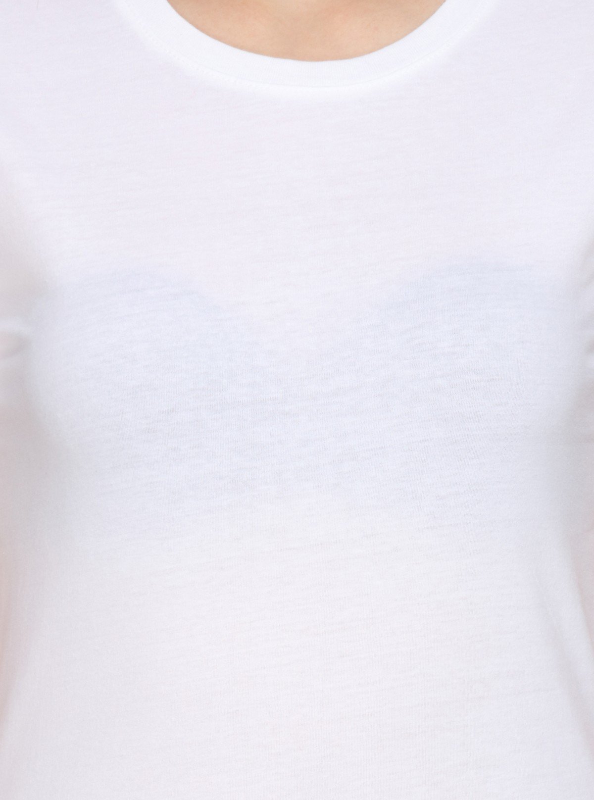 Women's White Slub Jersey Crew Neck Cotton Short Sleeve T-Shirt by Boer and Fitch - Boer and Fitch