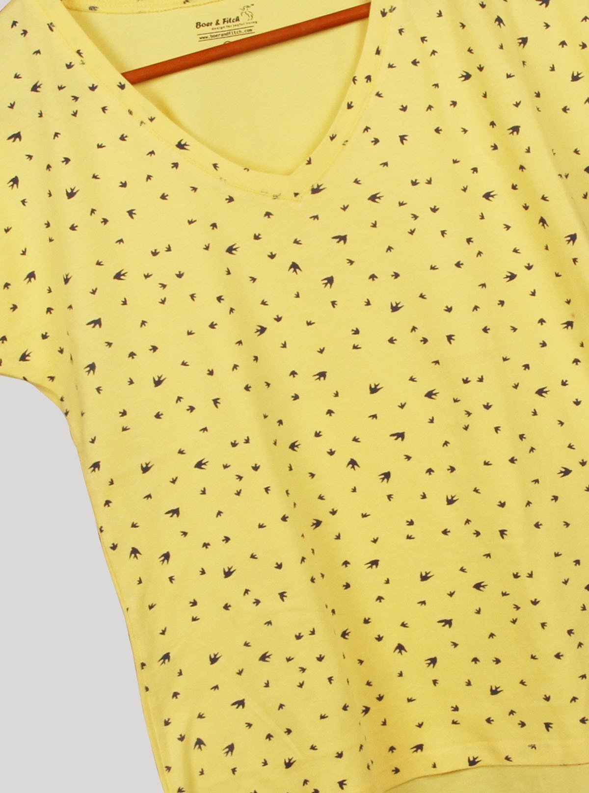 Women’s Yellow AOP Printed Top – Trendy & Comfortable | Boer & Fitch - Boer and Fitch