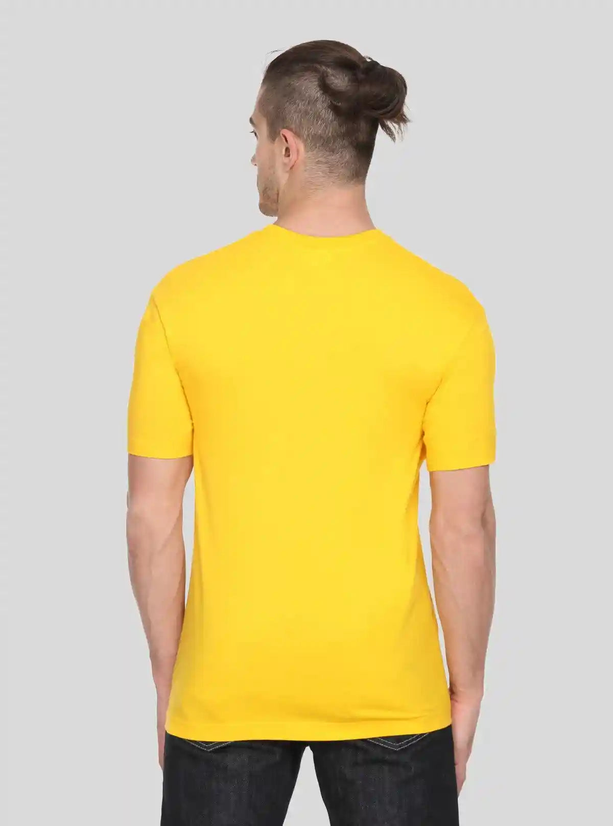 Men’s Yellow V-Neck T-Shirt – Bright & Comfortable | Boer & Fitch | Buy Online at  Boer and Fitch