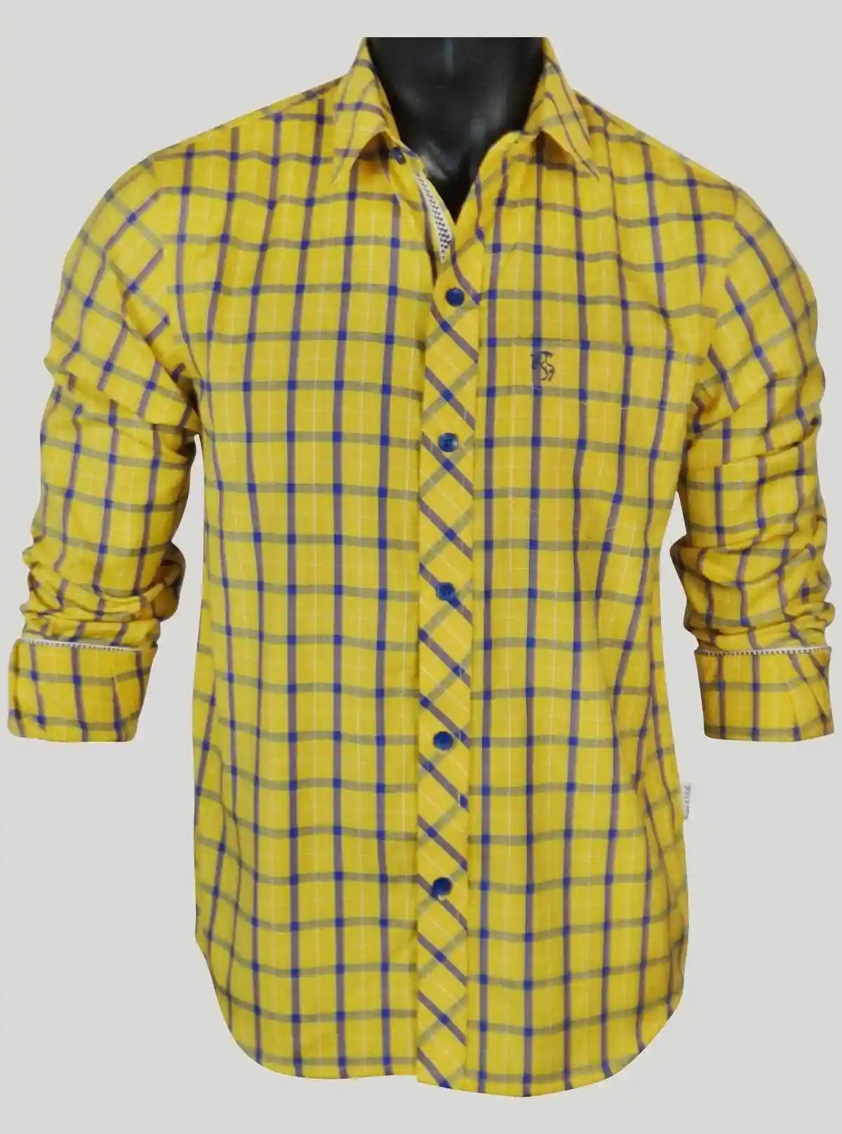 Regular Fit Yellow Check Casual Shirt for Men – Boer and Fitch | Buy Online at gep32c-qs.myshopify.com