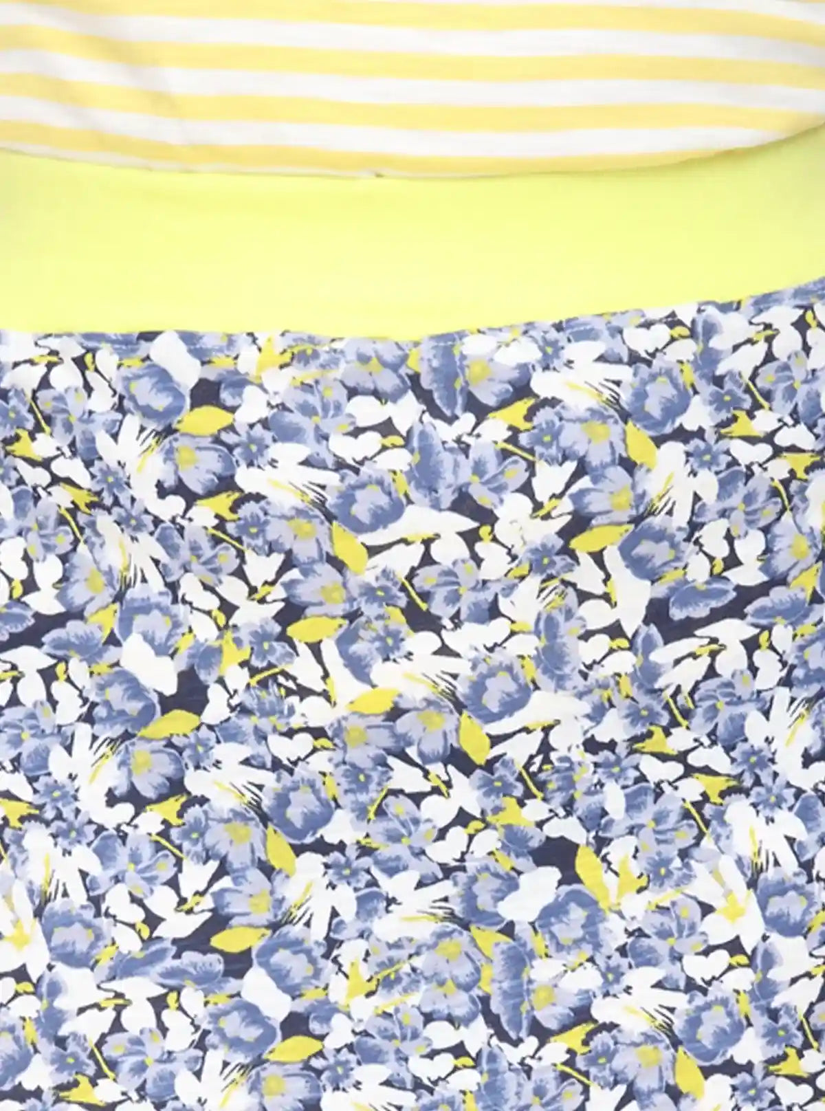 Women's Yellow Floral Cotton Jersey Skirt with Waist Band – Breezy & Bold | Buy Online at  Boer and Fitch