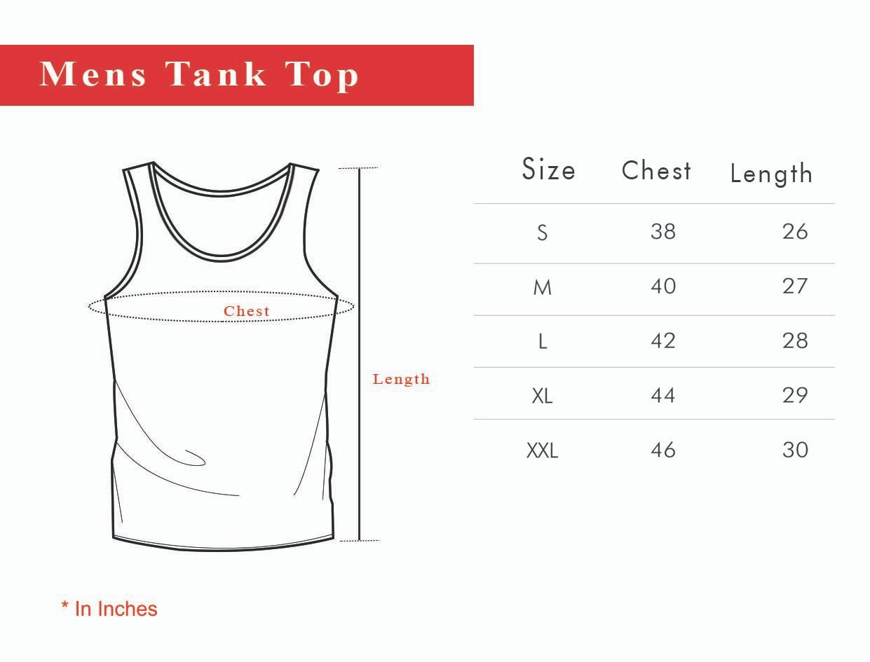 Mens Sleeveless Tank Top