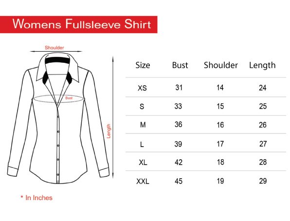 Womens Full Sleeve Shirt MMent